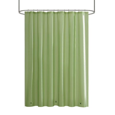  Doublure de rideau de douche transparente en pastel transparent de calibre 6 non toxique et résistante à la moisissure et aux moisissures - couleurs assorties