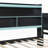 Gaming Daybed With Integrated Desk And Lights, Modern Wooden Bed Frame With 3 Storage Drawers And Built-In Charging Station, Multi-Functional Headboard Bookcase-1688627494-1688627491