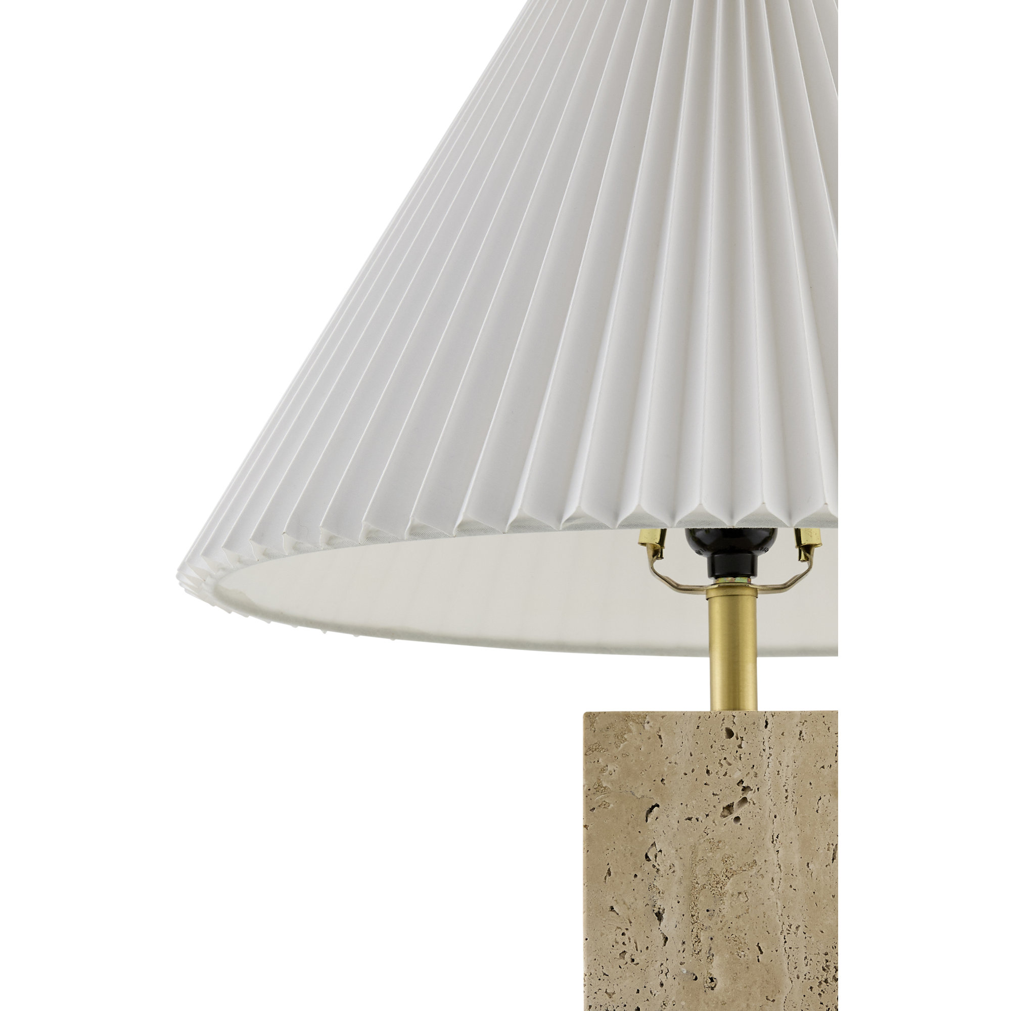 Galey Alix x Livabliss Autumn Laurel Accent Table Lamp, Pleated, 22" H x 16.38" W x 16.38" D