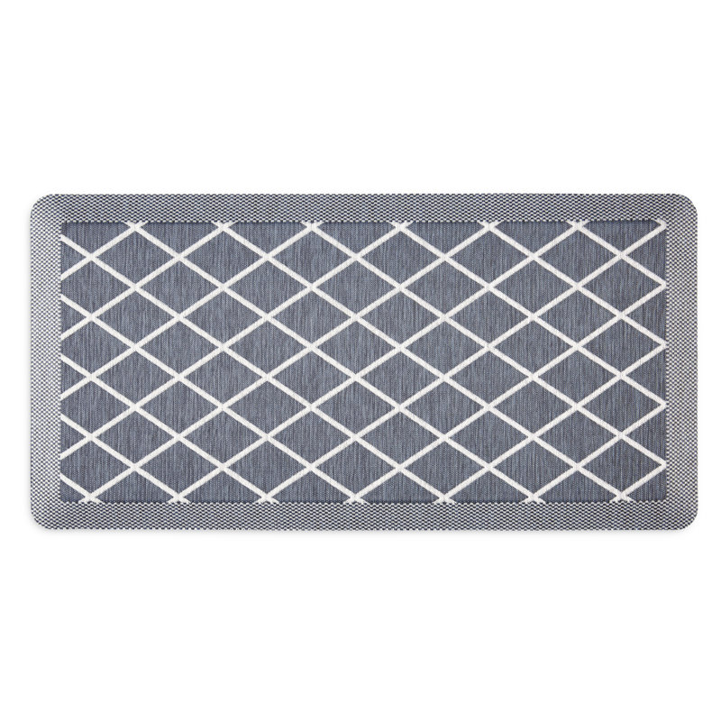 Tapis de cuisine Martha Stewart, Denim, Rectangle 1 pi 7,6 po x 3 pi 3 po