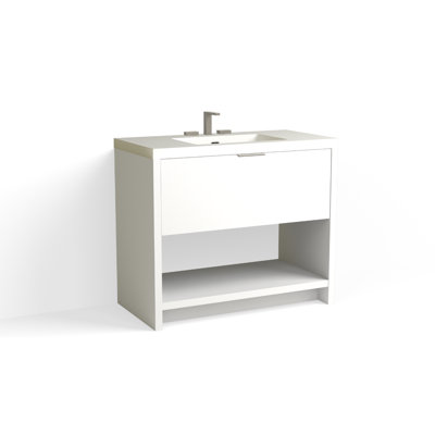 Vista 42" W Freestanding Single Bathroom Vanity