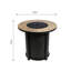 Round Steel Propane Smokeless Fire Pit