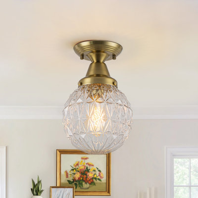 Plafonnier semi-encastré 1 lumière