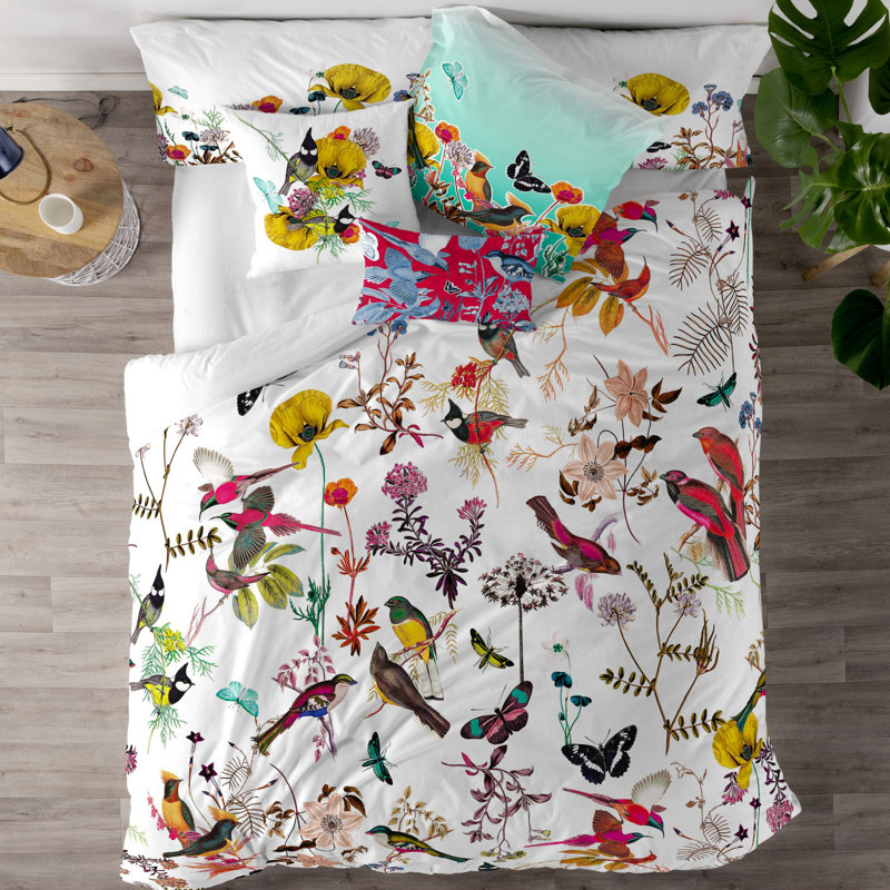 Carrollton Cotton Floral Duvet Cover, 155 x 220cm