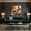 «Dogs Norwich Terrier», art mural sur toile beige-49967015