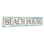 «Beach House», art textuel sur bois