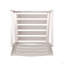 Chaise de salle à manger d'extérieur moderne en aluminium (ensemble de 2)