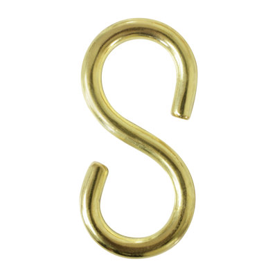 Brass Standard S Hook