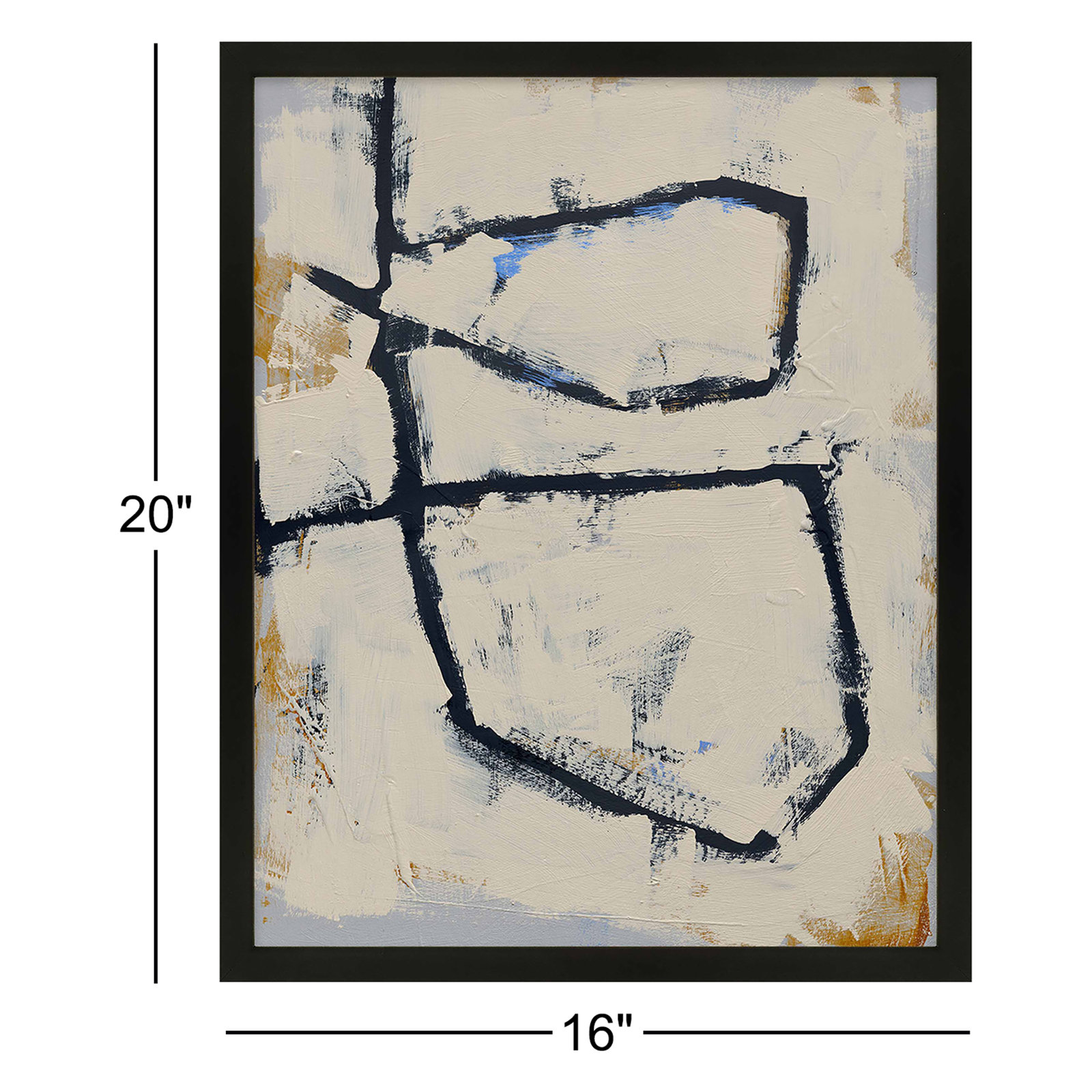 Knopf "Twisted 5" Print by Jacques Pilon, Black Framed Paper, 16" W x 20" H