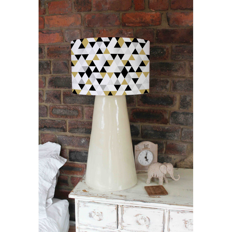 Cotton Drum Lamp Shade ( Uno ), 25cm H x 40cm W x 40cm D