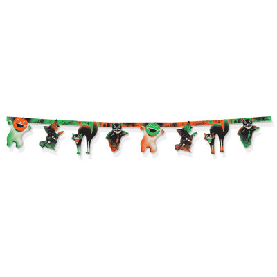 Banderole articulée rétro Halloween