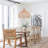 1 - Light Natural Geometric Pendant-1615320287