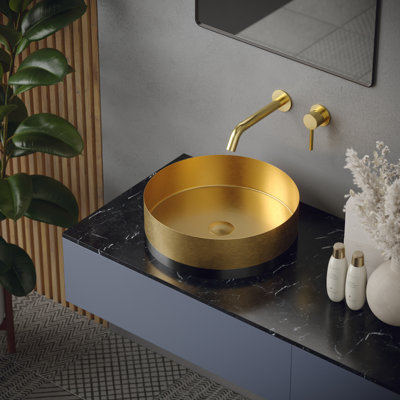 Karran Cinox 15.75'' Stainless Steel Circular Bathroom Sink