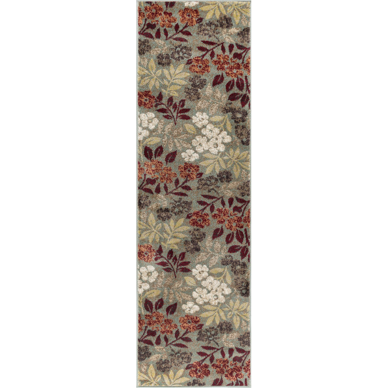 Tapis écume de mer transitionnel Highfill, Tapis de couloir 2 pi 3 po x 10 pi