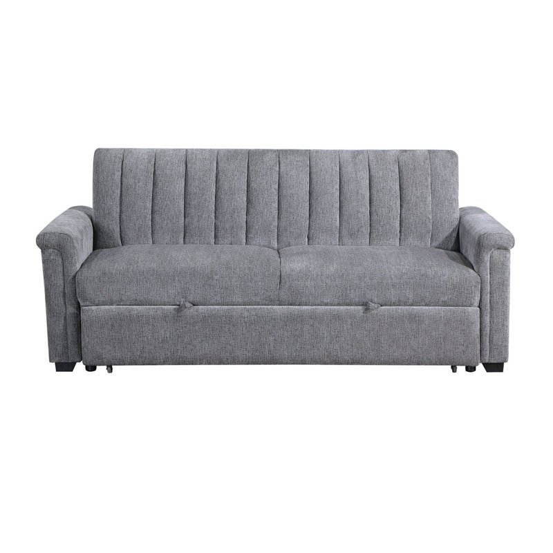 KONA DARK GREY PULL OUT SOFA