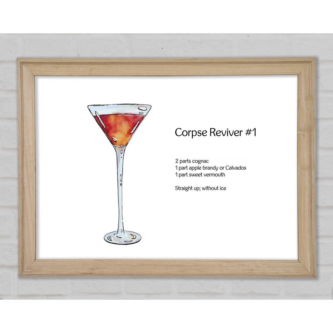 Corpse Reviver Cocktail - Einzelner Bilderrahmen Kunstdrucke