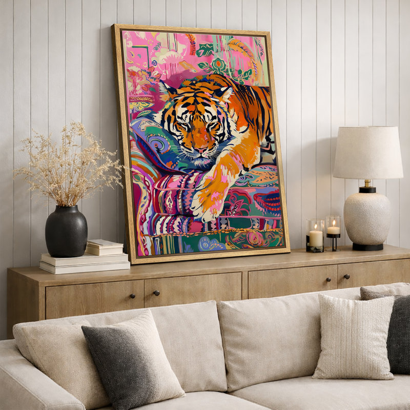 «Bright Bright BCBG», impression sur toile encadrée, impression sur toile, Encadré naturel, H 24 po x l 16 po