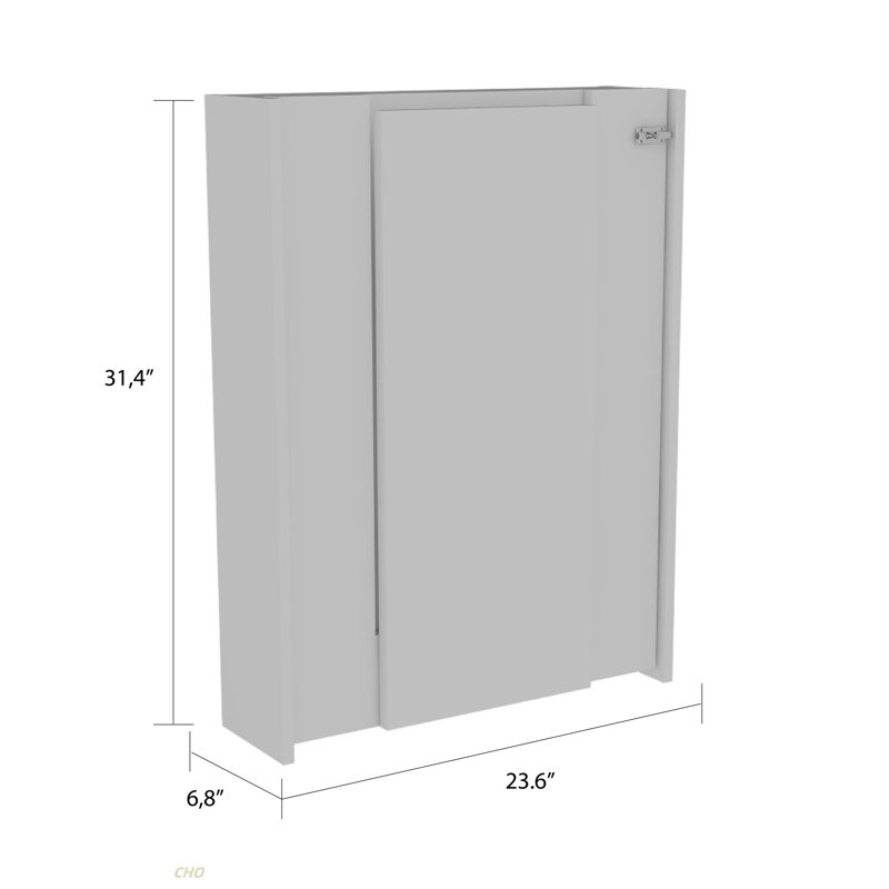 Wakeman Rectangle Foldable Desk White