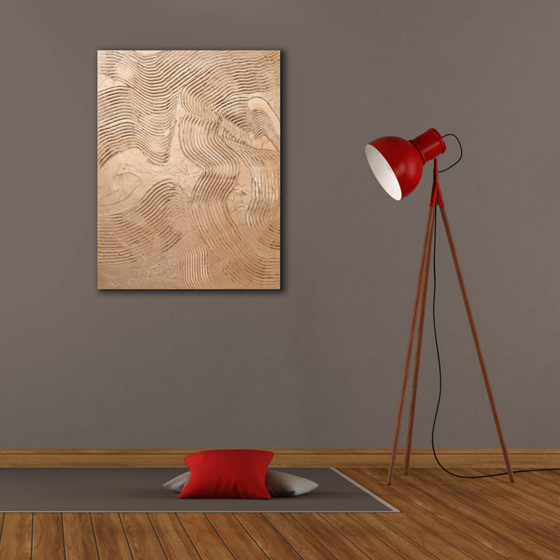 «Metallic - Copper» par Design Fabrikken, art mural sur toile, H 34 po x l 26 po