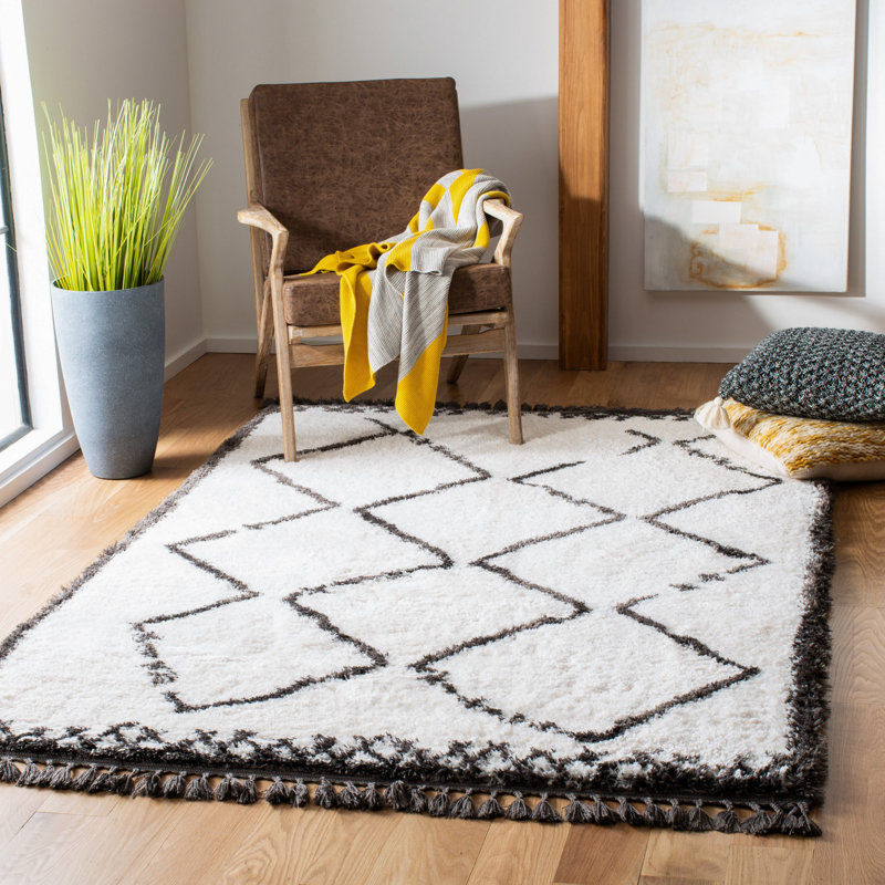 Allon Shag 200 Performance Geometric Rug, Rectangle 8' x 10'