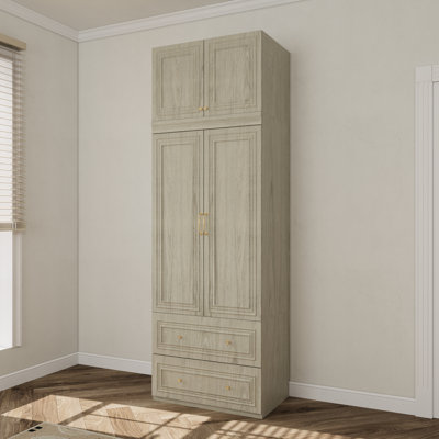 94" 2-Door Armoire with 2 Drawers