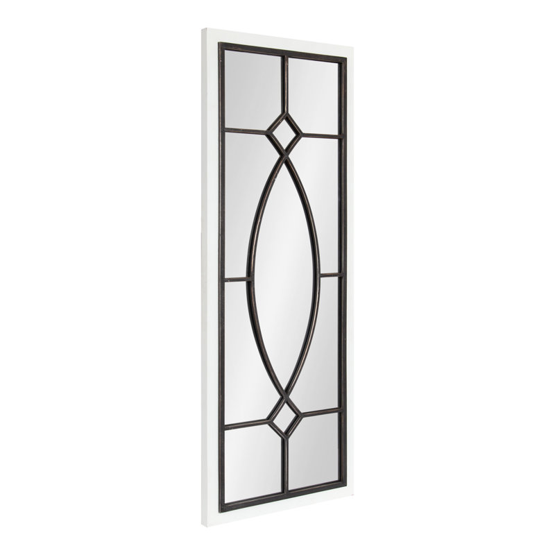 Miroir mural Farmhouse, Noir, 42 po x 16 po