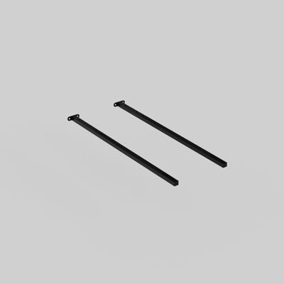 Silent iron rod (at the head end)