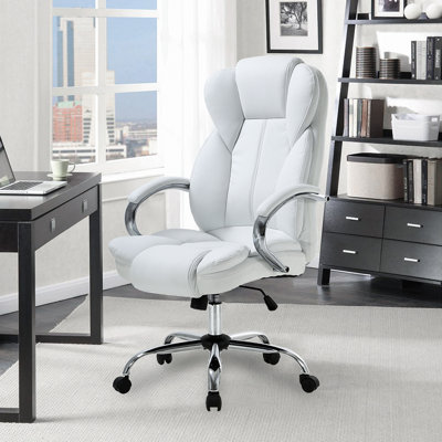 Fauteuil de direction ergonomique en similicuir