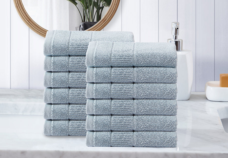 Blue Bath Towel Sets Image