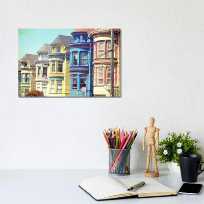 Colourful Houses by Lupen Grainne - Wrapped Canvas Print