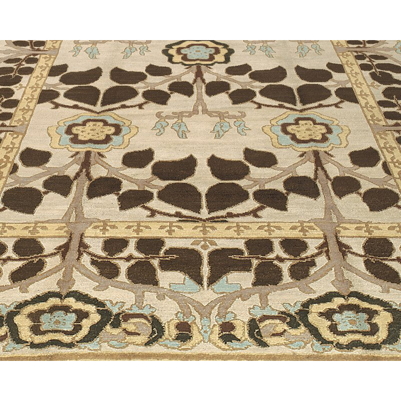 Inverness Wool Oriental Area Rug in Beige/Brown, Rectangle 12' x 16'