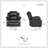 Mccubbin 38" Traditional Faux Leather Reclining Chair with Tab Pull Reclining Motion, Solid Wood & Plywood Frame-133341914