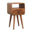 Wenzel 193.55cm W Solid Wood Bedside Table-387635699