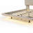 Queen Size Upholstered Platform Bed - No Box Spring Needed, Strong Support &amp; Sensor Light!-1267104560