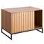 Armoire à litière cachée 31,5 po avec matelas à griffer pour chat et rangement imperméable pour chambre à coucher avec fonction de blocage des odeurs compatible avec les grands espaces
