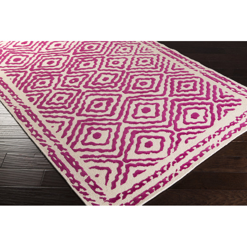 Sala Wool Geometric Indoor Rug, Rectangle 5' x 8'