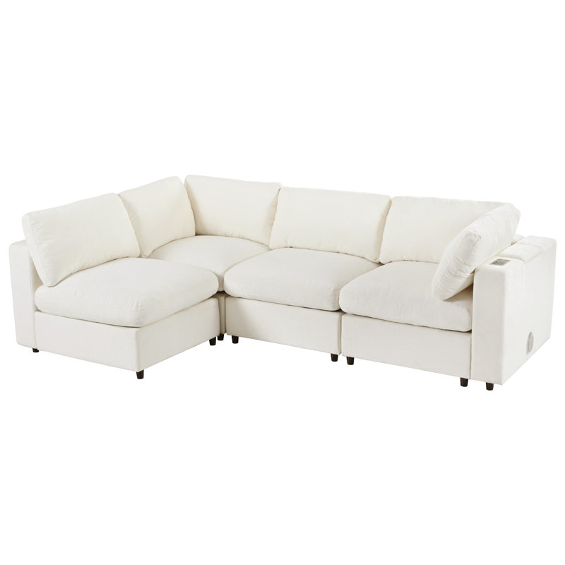 Canapé modulaire 133,5 po avec espace de rangement