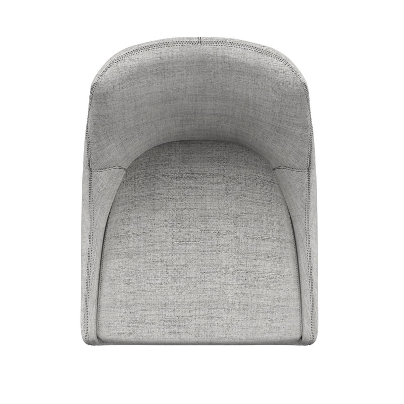 Tabouret de comptoir 24 po Leonitus, Lin gris