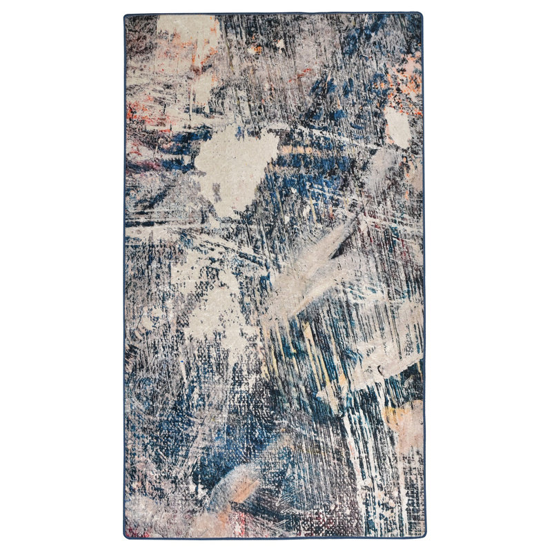 Premium Area Rug, 100% Polyester, 31.5 x 47.2 inches | Antibacterial, Non-Slip Underside | 0.4 in Pile Height, Machine Washable at 86°F | Perfect for Living Room, Bedroom & Kids' Playroom, Soft & Durable Design
