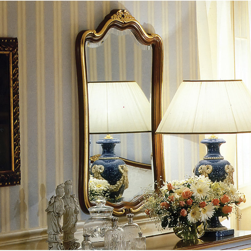 Arched Traditional Dresser Mirror