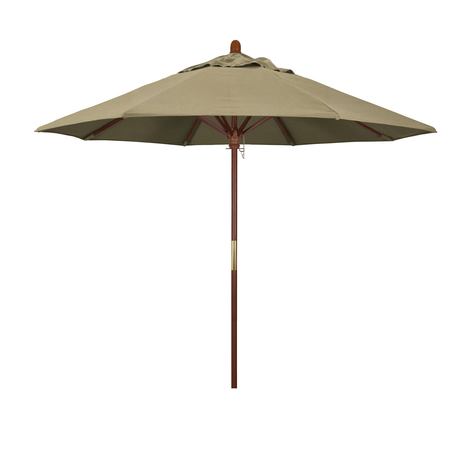 Manford 108'' Sunbrella® Outdoor Umbrella, Canvas Heather Beige Sunbrella® Canvas