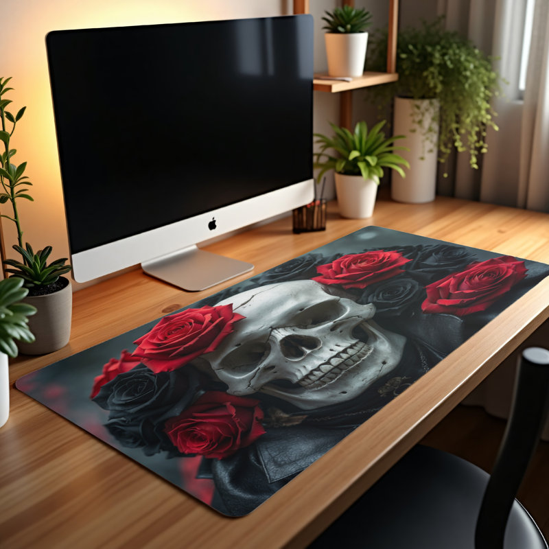Polyester Desk Pad, 14.4x12.1