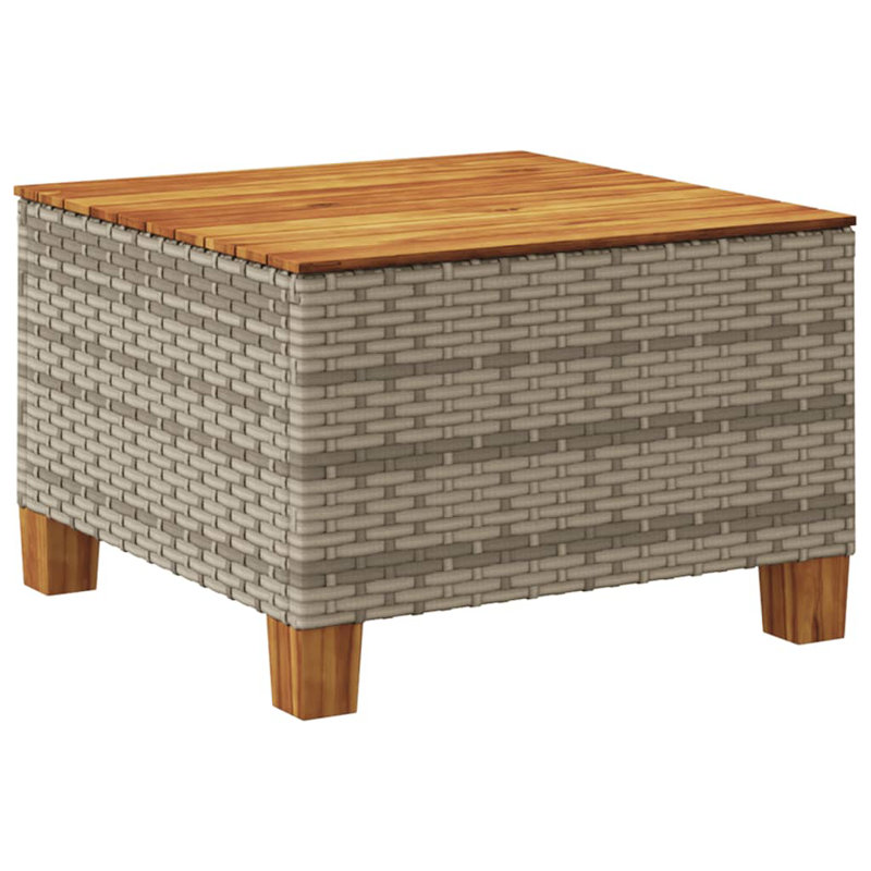 Square Coffee Table, Light Grey
