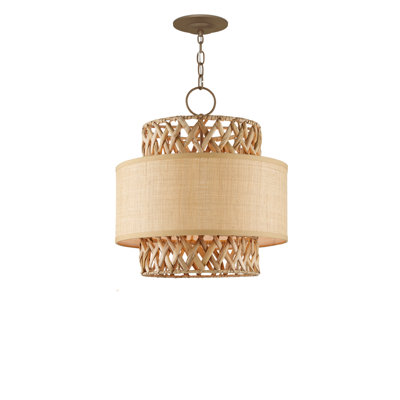 Isola 4 - Light Khaki/Natural Unique / Statement Pendant