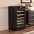 LED Touch Screen Display Constant Temperature Wine Cabinet