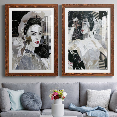 Runway Pause - ensemble de 2 peintures