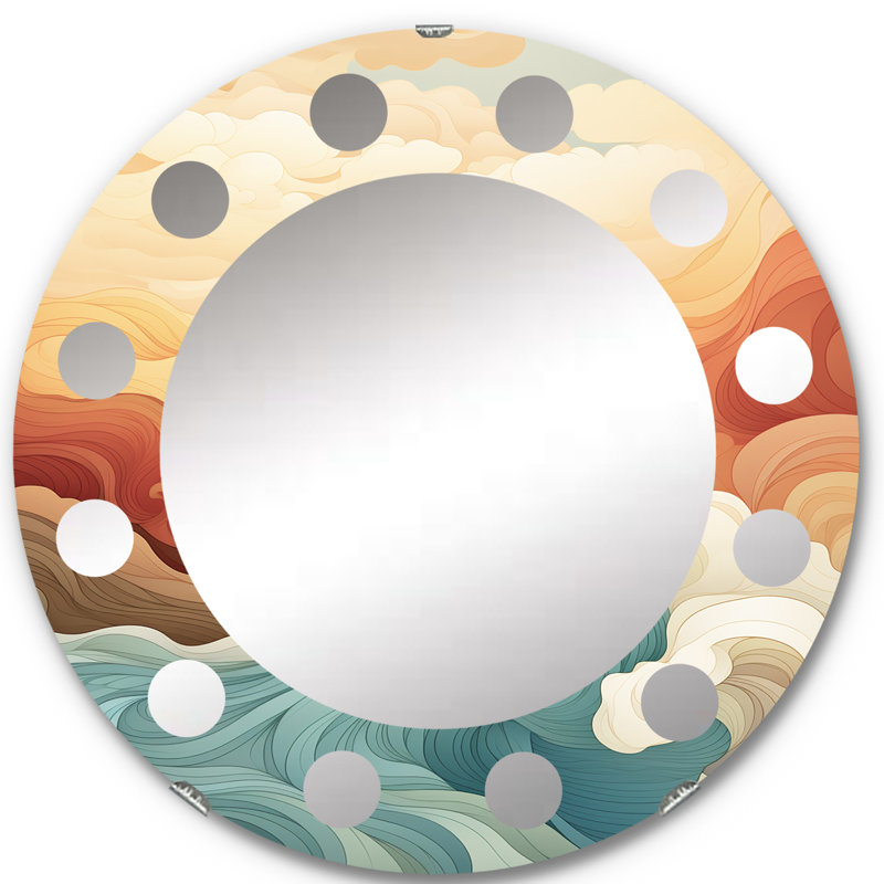 Miroir mural Alfonzie, 24 po x 24 po