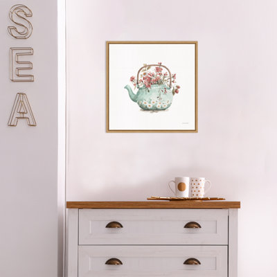 «Garden Tea 03» par Lisa Audit - Peinture sur toile encadrée