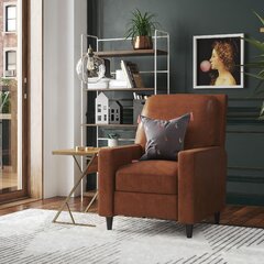 Lansing Tufted Leather Recliner