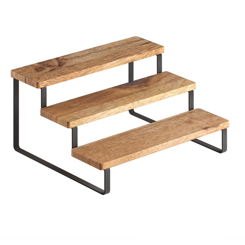 Freestanding Wood Spice Rack